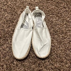 White canvas shoes